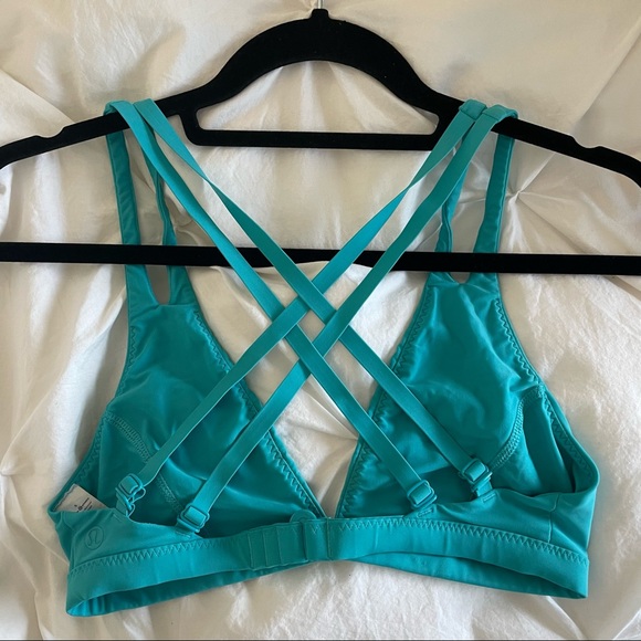 Teal lululemon bikini top size 6 - Picture 2 of 3